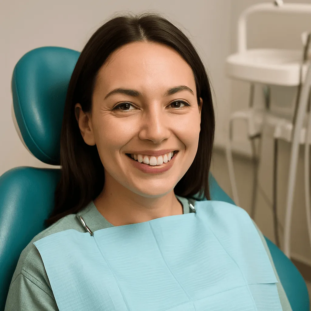 Happy patient at Bright Smiles Family Dentistry